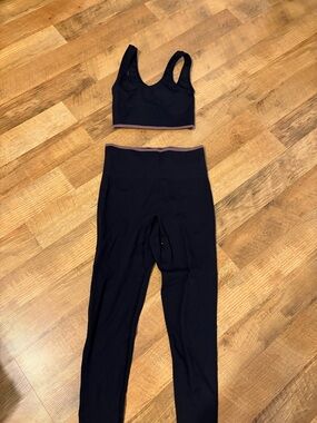 Outdoor Voices Black Active Crop Top